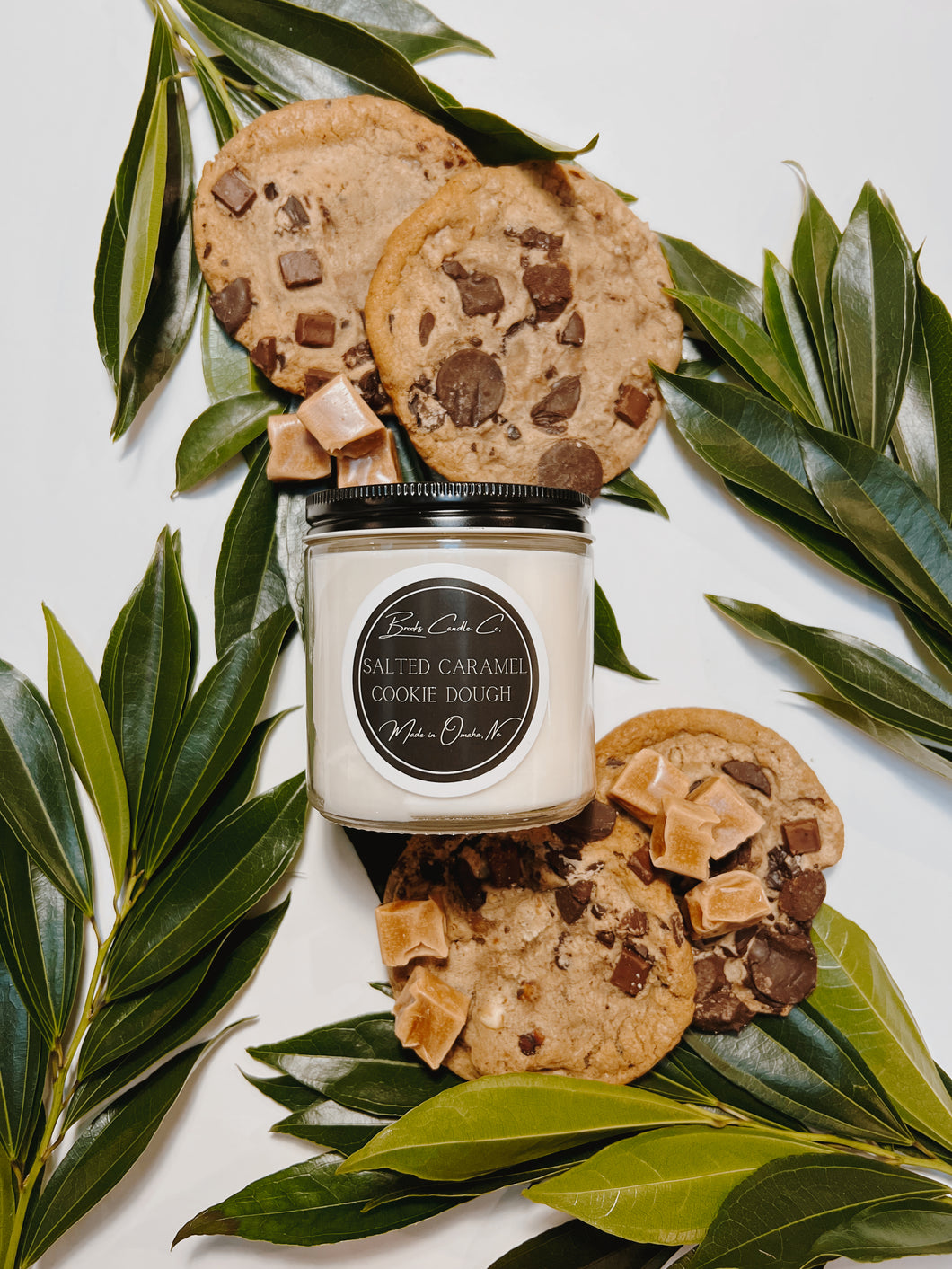 Salted Caramel Cookie Dough - 16oz. Candle
