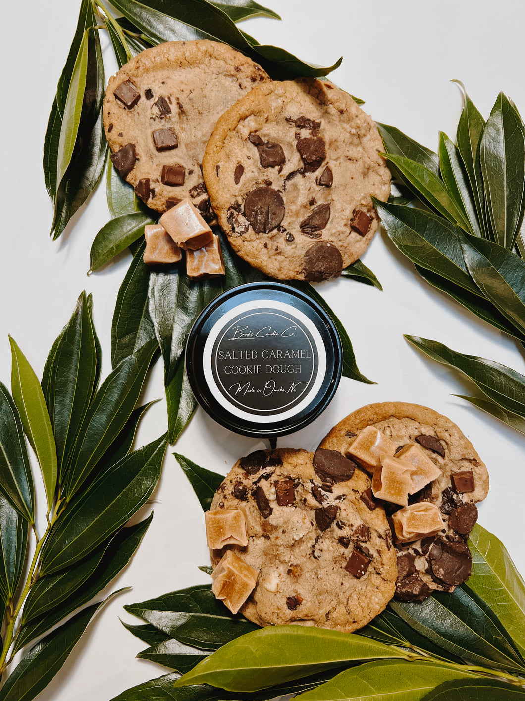 Salted Caramel Cookie Dough - 8oz. Candle