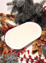 Load image into Gallery viewer, 9” White Dough Bowl Candle
